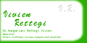 vivien rettegi business card